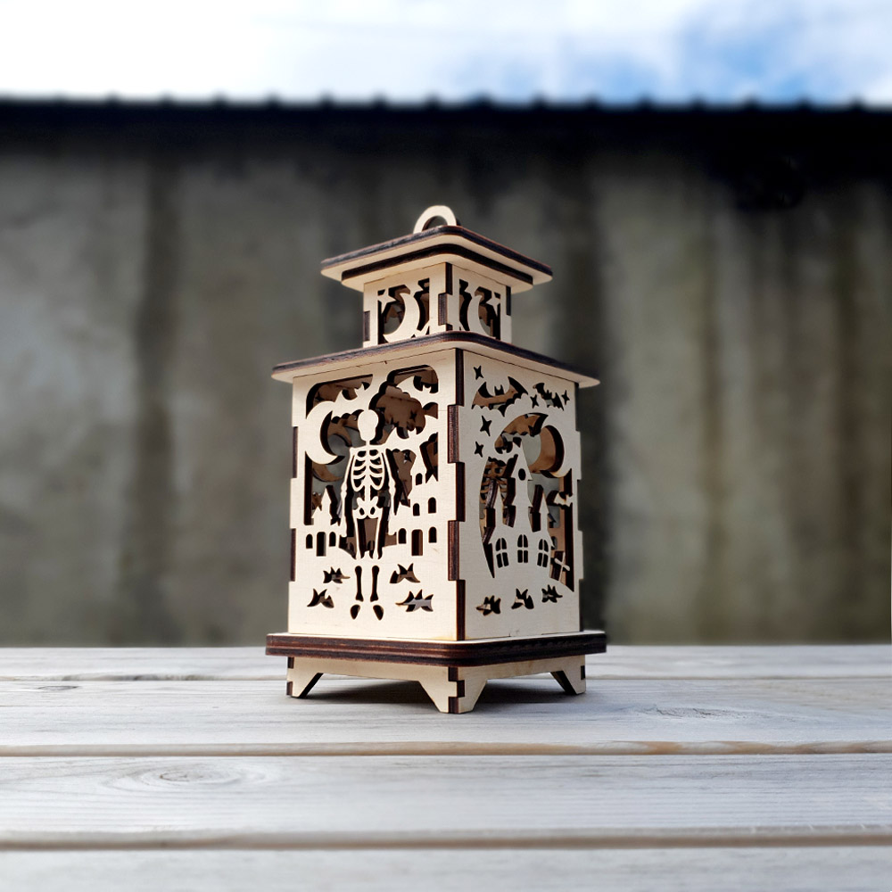 Halloween Skeleton Lantern 💀